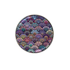 Texture, Pattern, Abstract Hat Clip Ball Marker by nateshop