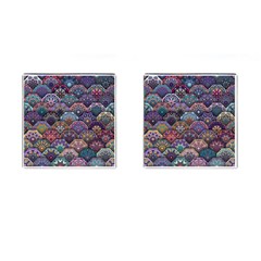 Texture, Pattern, Abstract Cufflinks (square) by nateshop