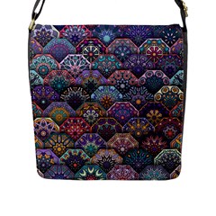 Texture, Pattern, Abstract Flap Closure Messenger Bag (l) by nateshop