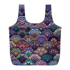 Texture, Pattern, Abstract Full Print Recycle Bag (l) by nateshop