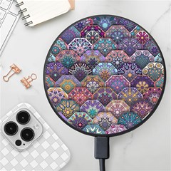 Texture, Pattern, Abstract Wireless Fast Charger(black) by nateshop