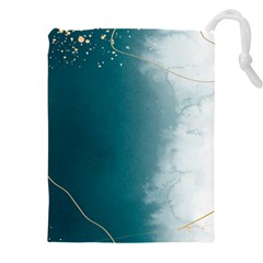 Background Flower Minimalist Drawstring Pouch (5xl) by Grandong