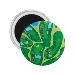 Golf Course Par Golf Course Green 2 25  Magnets by Grandong