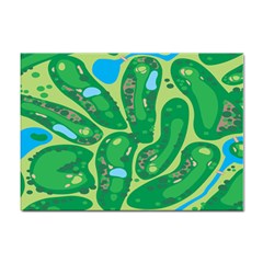 Golf Course Par Golf Course Green Sticker A4 (100 Pack) by Grandong