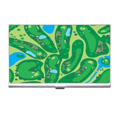 Golf Course Par Golf Course Green Business Card Holder by Grandong