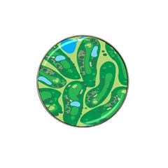 Golf Course Par Golf Course Green Hat Clip Ball Marker (4 Pack) by Grandong