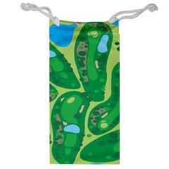 Golf Course Par Golf Course Green Jewelry Bag by Grandong