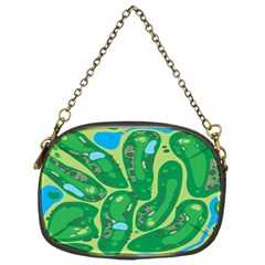 Golf Course Par Golf Course Green Chain Purse (one Side) by Grandong