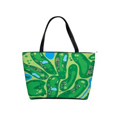 Golf Course Par Golf Course Green Classic Shoulder Handbag by Grandong