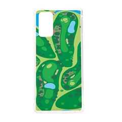 Golf Course Par Golf Course Green Samsung Galaxy Note 20 Tpu Uv Case by Grandong