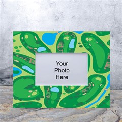 Golf Course Par Golf Course Green White Tabletop Photo Frame 4 x6  by Grandong