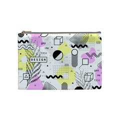 Graphic Design Geometric Background Cosmetic Bag (medium) by Grandong