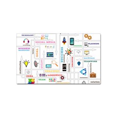 Startup Business Organization Sticker Rectangular (10 Pack) by Grandong