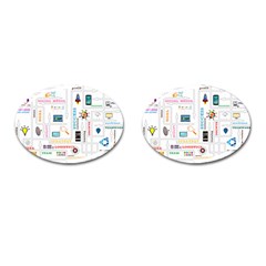 Startup Business Organization Cufflinks (oval) by Grandong