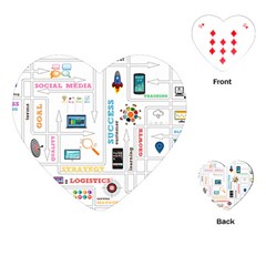 Startup Business Organization Playing Cards Single Design (heart) by Grandong