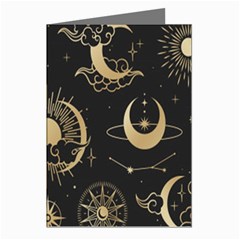 Asian Set With Clouds Moon Sun Stars Vector Collection Oriental Chinese Japanese Korean Style Greeting Cards (pkg Of 8) by Grandong