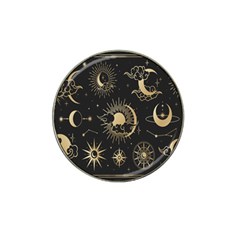 Asian Set With Clouds Moon Sun Stars Vector Collection Oriental Chinese Japanese Korean Style Hat Clip Ball Marker by Grandong