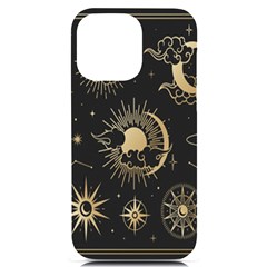 Asian Set With Clouds Moon Sun Stars Vector Collection Oriental Chinese Japanese Korean Style Iphone 14 Pro Max Black Uv Print Case by Grandong