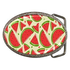 Cute Watermelon Seamless Pattern Belt Buckles