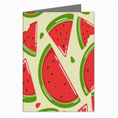 Cute Watermelon Seamless Pattern Greeting Cards (Pkg of 8)