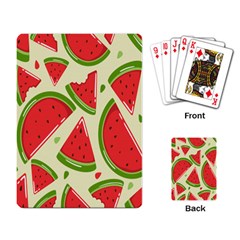 Cute Watermelon Seamless Pattern Playing Cards Single Design (Rectangle)