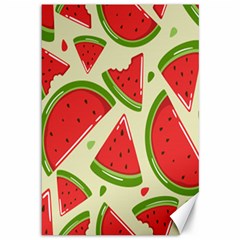 Cute Watermelon Seamless Pattern Canvas 12  x 18 