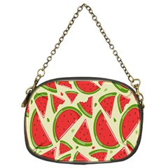 Cute Watermelon Seamless Pattern Chain Purse (Two Sides)