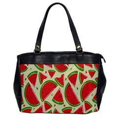 Cute Watermelon Seamless Pattern Oversize Office Handbag