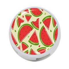 Cute Watermelon Seamless Pattern 4-Port USB Hub (Two Sides)