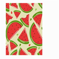 Cute Watermelon Seamless Pattern Large Garden Flag (Two Sides)