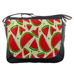 Cute Watermelon Seamless Pattern Messenger Bag