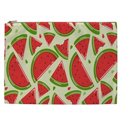 Cute Watermelon Seamless Pattern Cosmetic Bag (XXL)