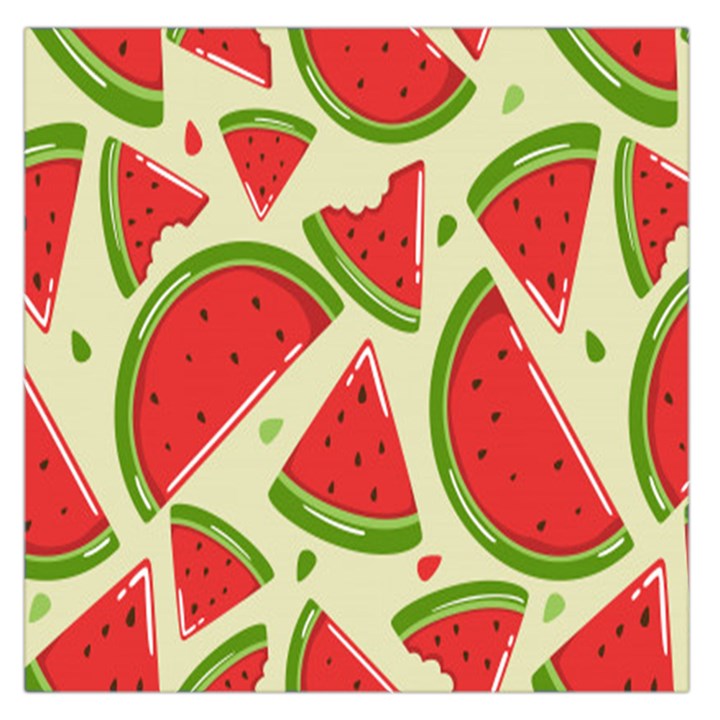 Cute Watermelon Seamless Pattern Square Satin Scarf (36  x 36 )