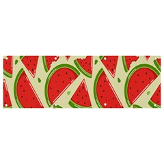 Cute Watermelon Seamless Pattern Banner and Sign 9  x 3 