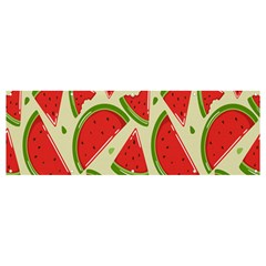 Cute Watermelon Seamless Pattern Banner and Sign 12  x 4 