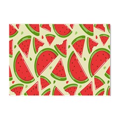 Cute Watermelon Seamless Pattern Crystal Sticker (A4)