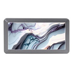 Marble Abstract White Pink Dark Memory Card Reader (mini) by Grandong