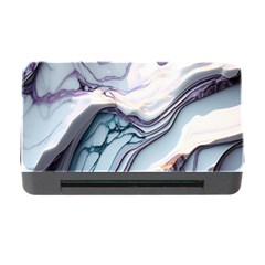 Marble Abstract White Pink Dark Memory Card Reader With Cf by Grandong