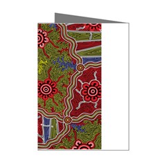 Authentic Aboriginal Art - Connections Mini Greeting Cards (pkg Of 8) by hogartharts