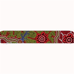 Authentic Aboriginal Art - Connections Small Bar Mat by hogartharts