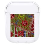 Authentic Aboriginal Art - Connections Hard PC AirPods 1/2 Case Front