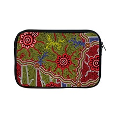 Authentic Aboriginal Art - Connections Apple Ipad Mini Zipper Cases by hogartharts