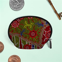 Authentic Aboriginal Art - Connections Accessory Pouch (small) by hogartharts