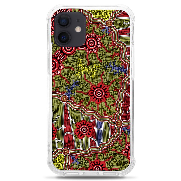 Authentic Aboriginal Art - Connections iPhone 12 mini TPU UV Print Case	