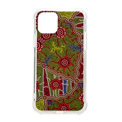 Authentic Aboriginal Art - Connections Iphone 11 Pro 5 8 Inch Tpu Uv Print Case by hogartharts