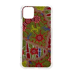 Authentic Aboriginal Art - Connections Iphone 11 Pro Max 6 5 Inch Tpu Uv Print Case by hogartharts