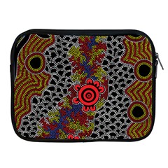 Authentic Aboriginal Art - Gathering Apple Ipad 2/3/4 Zipper Cases by hogartharts