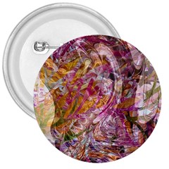 Abstract Pink Blend 3  Buttons by kaleidomarblingart