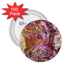 Abstract Pink Blend 2 25  Buttons (100 Pack)  by kaleidomarblingart