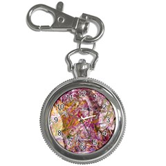 Abstract Pink Blend Key Chain Watches by kaleidomarblingart